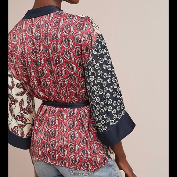 Anthropologie Meadow kimono wrap - Picture 2 of 8